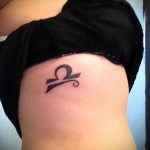 Libra Tattoo - Photo example of the number 13122015 3