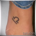 Libra tattoos for girls - Photo example of the number 13122015 4
