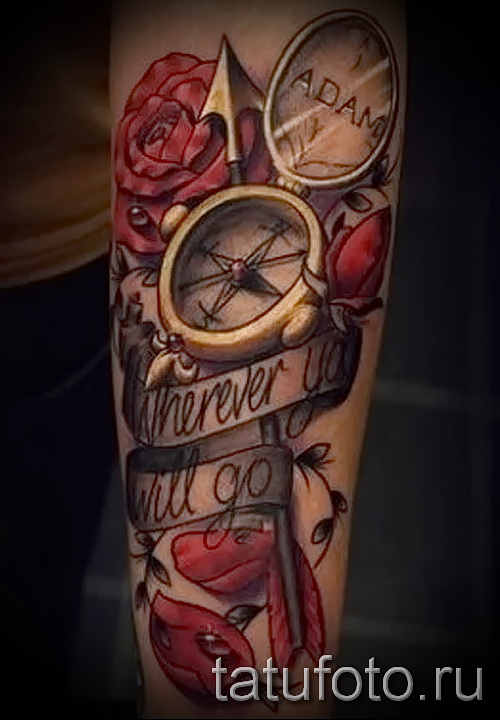 Rose Tattoo auf dem Arm für Männer PhotoOption aus dem Nummer