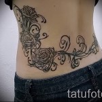 Rose Tattoo auf dem Rücken - Picture-Option aus dem Nummer 15122015 1
