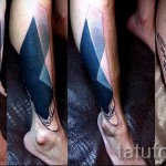 Résumé tatouage sur la jambe - photo par exemple du nombre 21122015 1