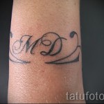 Tattoo Buchstaben D - Fotos des fertigen tattoo - 20122015 Nummer 1