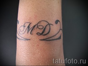 Tattoo Buchstaben D - Fotos des fertigen tattoo - 20122015 Nummer 1