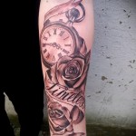 Tattoo Rose and watch - ein Foto des Optionsnummer 15122015 3