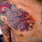 Tattoo colors for men - a cool photo of the tattoo number 21122015 1