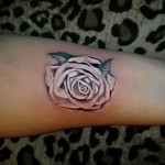 Tattoos white rose - Photos option of number 15122015 1