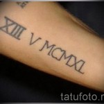 letter v Tattoos - ein Foto des fertigen tattoo - 20122015 Nummer 1