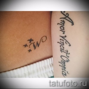 letter v tattoos - a photo of the finished tattoo - 20122015 number 1