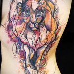 lion tatouage abstraction - photo par exemple du nombre 21122015 1