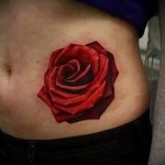 rose rouge tatouage - option d'image à partir du numéro 15122015 1