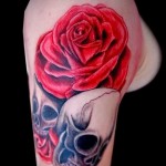 rose tattoo on his arm - a variant of the picture number 15122015 2