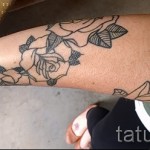 rose tattoo on his arm - a variant of the picture number 15122015 5