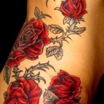 rose tattoo on his hip - image option from the number 15122015 3