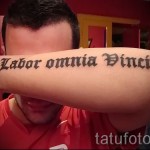 tattoo Gothic letters - a photo of the finished tattoo - 20122015 number 1