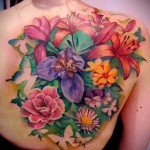 tattoo bouquet of flowers - Photo option from the number 21122015 2