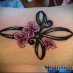 tattoo cross with flowers - Picture option from the number 21122015 1