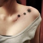 tattoo flowers minimalism - Picture option from the number 21122015 3