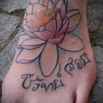 tattoo flowers on foot - Photo option from the number 21122015 2