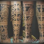 tattoo on the calf patterns - Photo example of the number 20122015 1