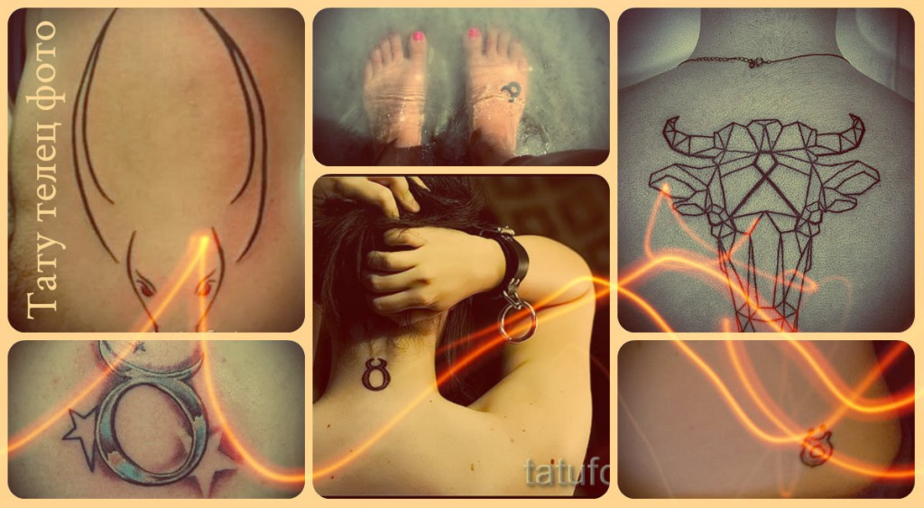 Тату телец фото - примеры готовых татуировок с символом зодиака