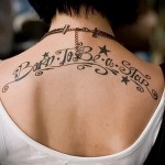 красивые буквы для тату - фото готовой татуировки - 20122015 № 5