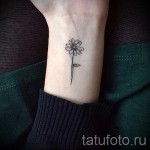 тату на кисти цветы - фото классной татуировки от 21122015 № 5