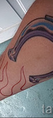 тату подкова на руке — фото пример 3