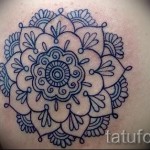 тату цветок мандала - фото классной татуировки от 21122015 № 5