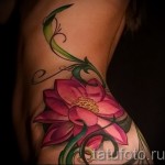 тату цветы большие - фото классной татуировки от 21122015 № 1