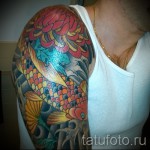 тату цветы для мужчин - фото классной татуировки от 21122015 № 1