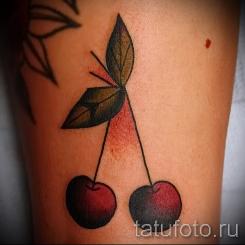 вишня тату фото