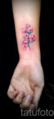 Cherry tattoo on the wrist 3