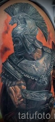 Тату гладиатор — фото пример от 10012016 7