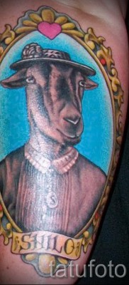 Тату козел — фото готовой татуировки от 10012016 13