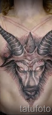 Тату козел — фото готовой татуировки от 10012016 19