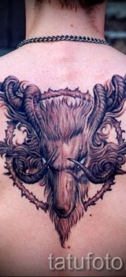 Тату козел — фото готовой татуировки от 10012016 22