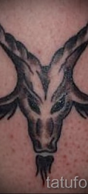 Тату козел — фото готовой татуировки от 10012016 23