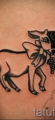 Тату козел — фото готовой татуировки от 10012016 35