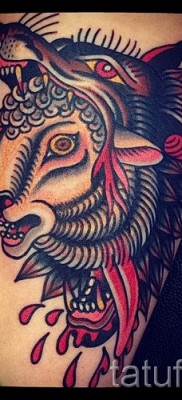 Тату козел — фото готовой татуировки от 10012016 36
