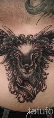 Тату козел — фото готовой татуировки от 10012016 38