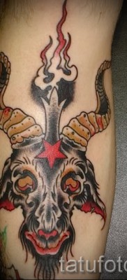 Тату козел — фото готовой татуировки от 10012016 47