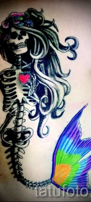 Тату русалка — фото готовой татуировки от 10012016 1