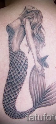 Тату русалка — фото готовой татуировки от 10012016 28