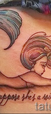 Тату русалка — фото готовой татуировки от 10012016 43