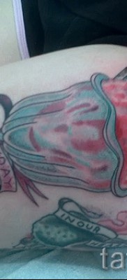 тату вишня во льду — примеры татуировки на фото от 30012016 3