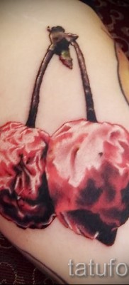 тату вишня на попе — примеры татуировки на фото от 30012016 5