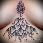 тату под грудиной у девушки - примеры татуировок на фотографии от 16012016 2
