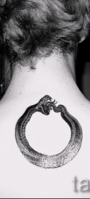тату уроброс — фото готовой татуировки от 09012016 24
