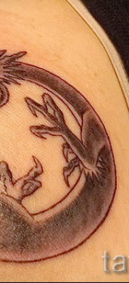 тату уроброс — фото готовой татуировки от 09012016 36