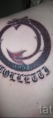 тату уроброс — фото готовой татуировки от 09012016 39